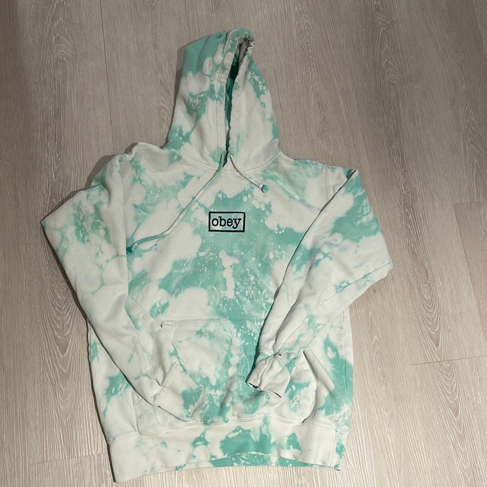 Obey tie dye hoodie